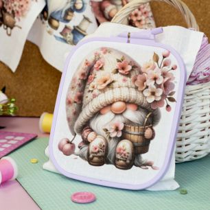 Купон для пошива салфетки - Гном в цветочной шапке 20*23 см. limit