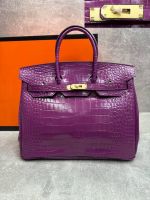 Сумка HERMES Birkin Crocodile 35 см золото