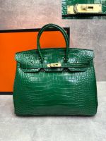 Сумка HERMES Birkin Crocodile 35 см золото