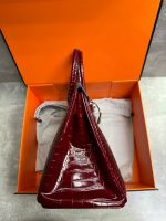 Сумка HERMES Birkin Crocodile 35 см серебро