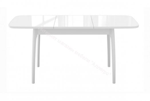 Стол DikLine М15 белый/стекло белое optiwhite