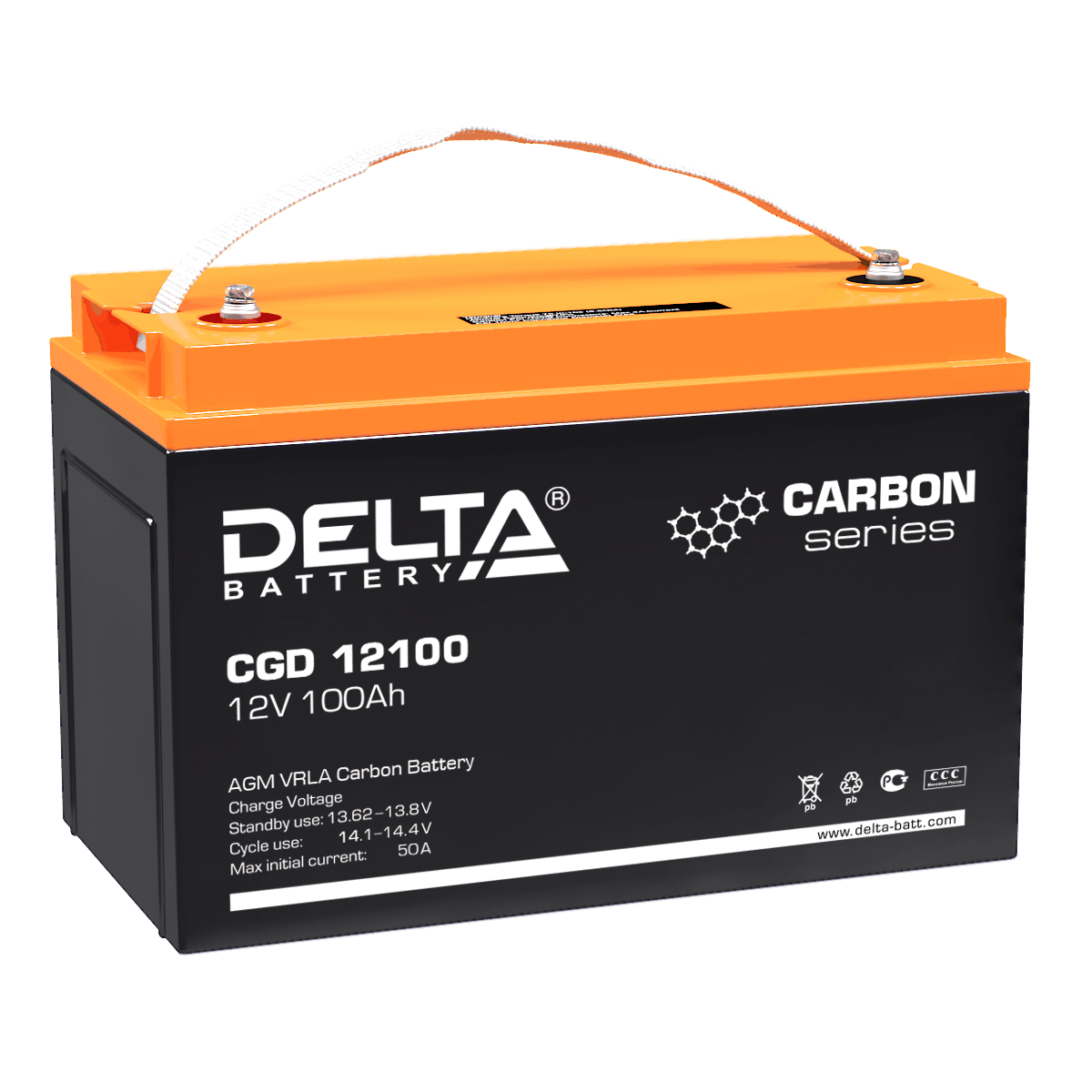 Аккумуляторная батарея Delta CGD 12100