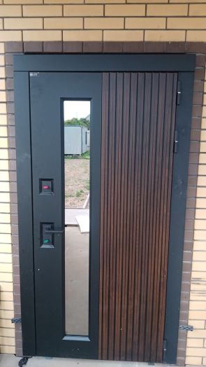 Дверь Входная Лабиринт Скандия для улицы со стеклопакетом