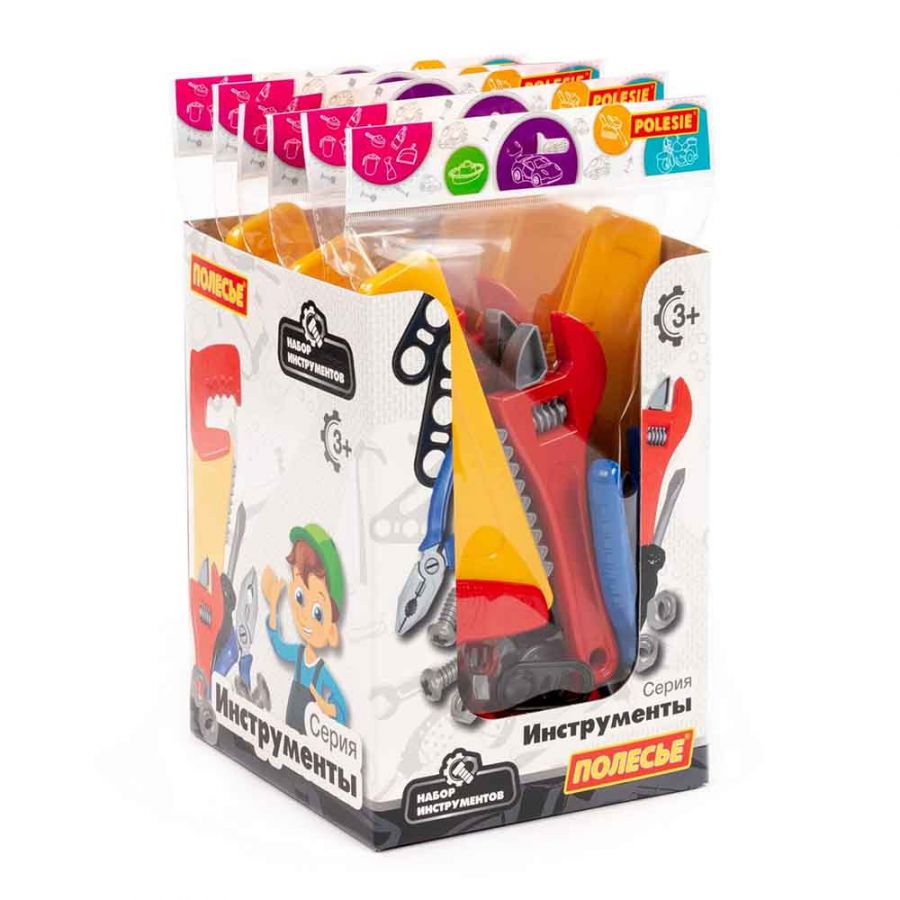 Набор инструментов №38 (9 элементов) (продается дисплеем 12 наборов)