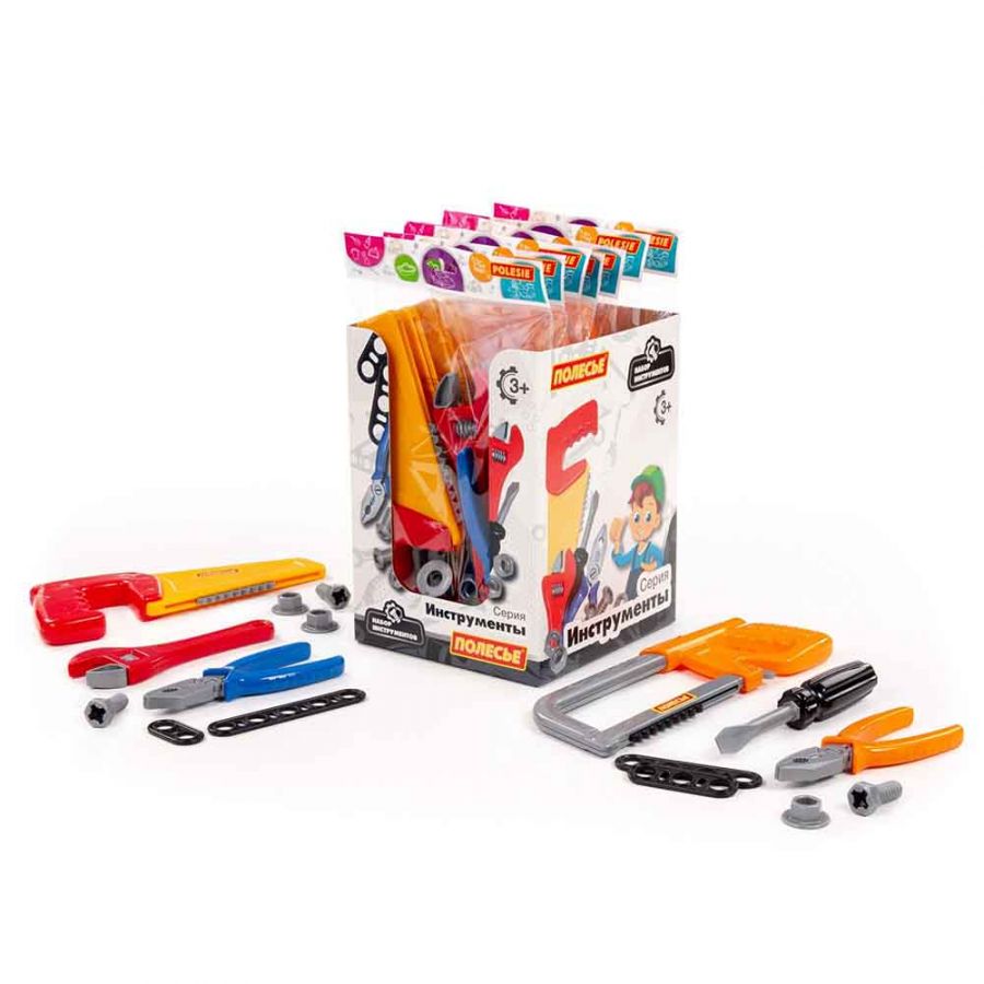 Набор инструментов, в пакете) (дисплей 14 шт в упаковке)