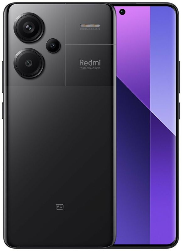 Смартфон Xiaomi Redmi Note 13 PRO Plus 8/256GB Black RU 5G