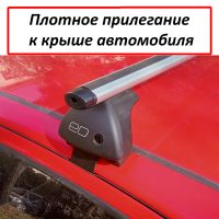 Багажник на крышу Hyundai Accent, ЕД, аэродинамические дуги