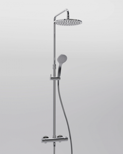 Изображение Душевая колонна с круглым тропическим душем Gessi Minimalistic Shower 3517