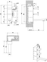 Смеситель Gessi Rettangolo T для раковины 20489 схема 3