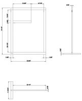 Gessi Rettangolo Полотенцедержатель 20941 схема 3