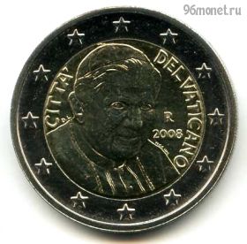 Ватикан 2 евро 2008