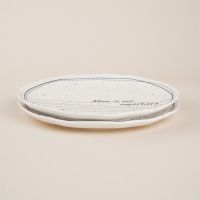 Набор тарелок фарфоровых SL Home «Милый дом», d=21 см, цвет белый