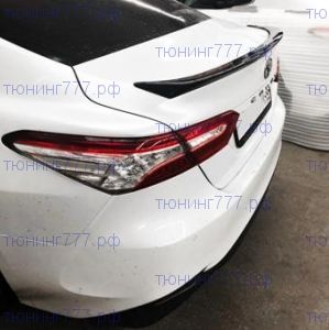 Спойлер задний, черного цвета для Camry 70