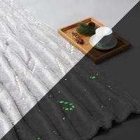 Плед светящийся в темноте Этель Candy cane 180*200 см,100% п/э, корал-флис, 220 гр/м2