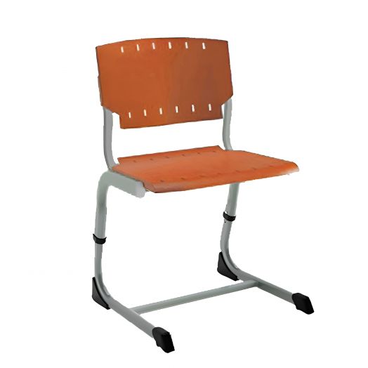 ОП2Р-2003 Стул ученический «Лайт» с изменяемой высотой сиденья (Оранжевый)