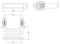 Полочка в душ Gessi Eleganza 46404 схема 2