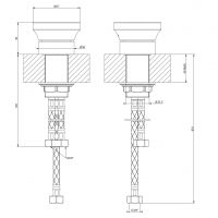 Смеситель Gessi Origini 66100 схема 2