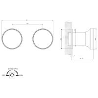 Смеситель встраиваемый Gessi Origini 66079 схема 2