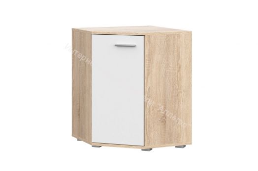 Комод угловой КД-5 FUN Белый/Дуб Сонома