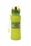 Силиконовая бутылка Moomins Picnic green 500 мл R4104