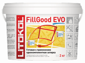 Затирочная Смесь Litokol Fillgood EVO 2кг F.210 Greige, Готовая к Применению Однокомпонентная Полиуретановая / Литокол.