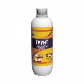 Акриловая Грунтовка Глубокопроникающая для Наружных и Внутренних  Работ White House 1кг.