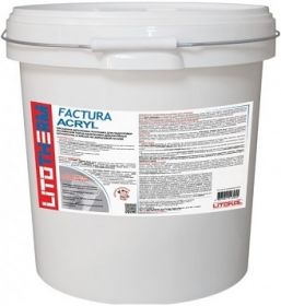 Декоративная Штукатурка Шуба Litokol Litotherm Factura Acril 25кг Акриловая, Размер Зерна 2.0мм для Фасада и Интерьера / Литокол.
