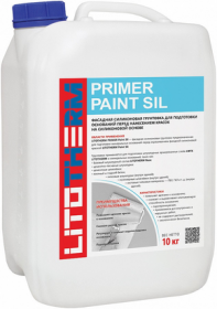 Грунтовка Фасадная Litokol Litotherm Primer Paint Sil 10кг Силиконовая, Бесцветная.