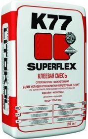 Клеевая Смесь Superflex K77 5кг Litokol,Серый,Суперэластичная.
