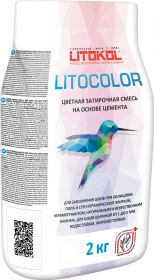 Затирочная Смесь Litocolor 1-5 2кг L.00 Белый, Litokol.