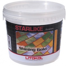 Добавка 100г Litokol Starlike Finishes Shining Gold Сияющее Золото для Получения Новых Оптических Эффектов.