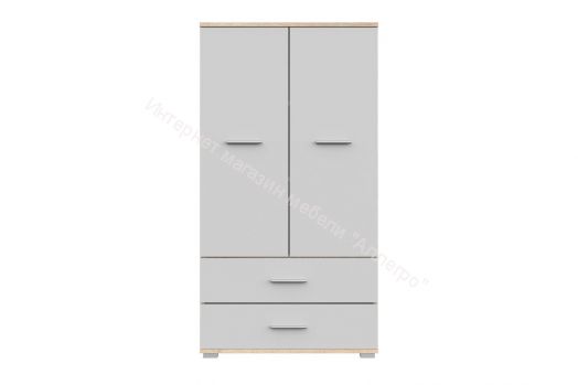 Стеллаж СТ-2.130 FUN Белый/Дуб Сонома