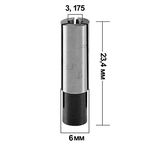 ​Переходная цанга 3,175 х 6