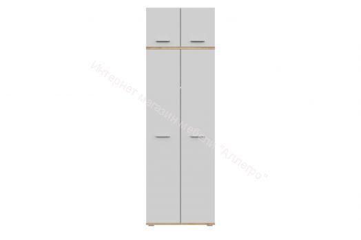 Шкаф 2-х створчатый FUN ШК-1 Белый/Дуб Вотан