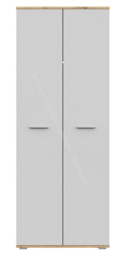 Шкаф 2-х створчатый FUN ШК-1 Белый/Дуб Вотан