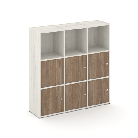Стеллаж Locker plus Комплект №3 1188х350х1203 (Дуб Наварра)