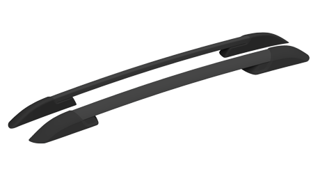 Рейлинги АПС на Нива 4x4, черные