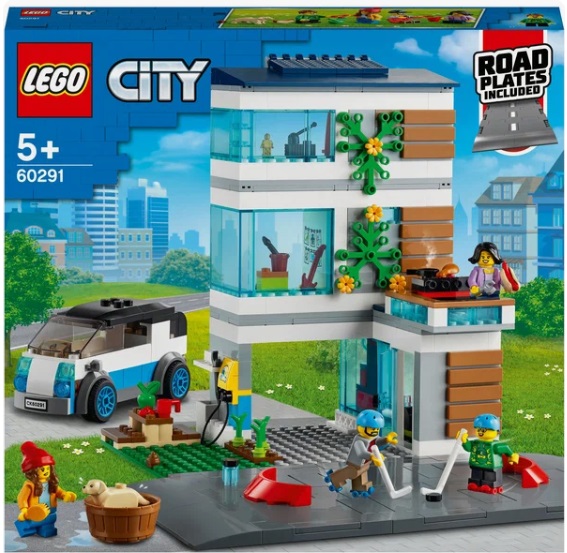 Конструктор LEGO City Community 60291 Современный дом для семьи, 388 дет. из 30 слов