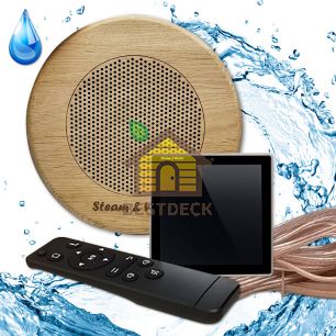 Комплект влагостойкой акустики для бани и сауны - SW1 Black SAUNA SENSOR