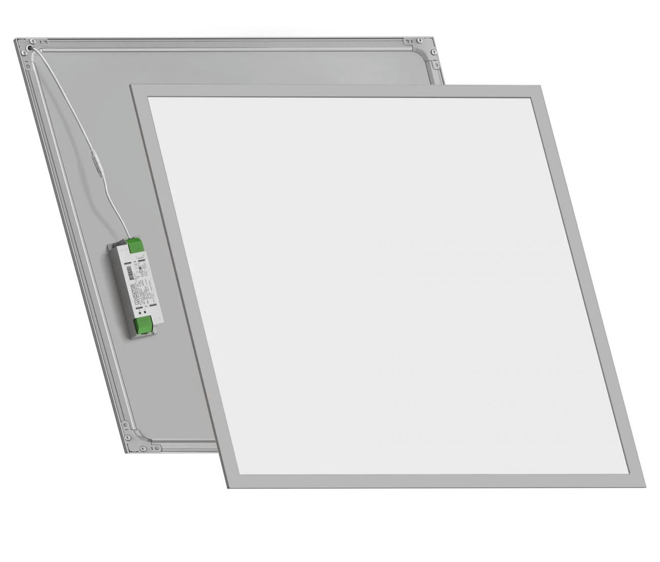 CSVT KROKUS-PANEL 34 595x595х10 CRI80 4000 opal-sand IP54/IP20 белый