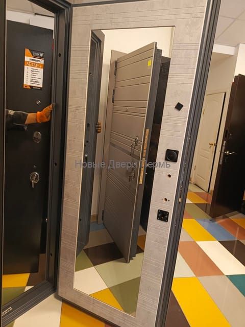 Сенатор 3К  КВАДРО С Зеркалом Входная дверь