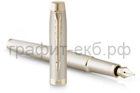 Ручка перьевая Parker IM Monochrome Champagne PVD F328 2172954