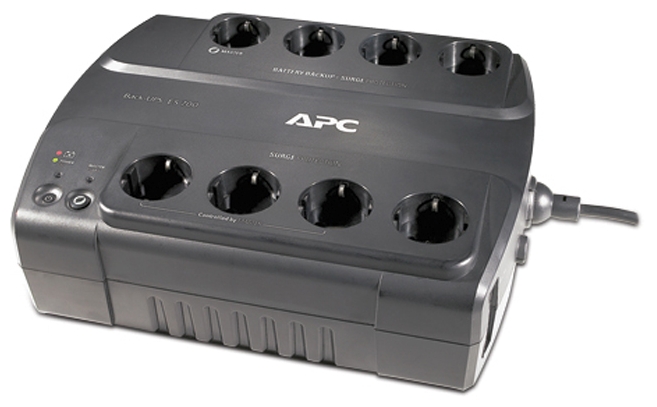 ИБП APC by Schneider Electric Power-Saving Back-UPS ES 8 Outlet 700VA 230V CEE 7/7 (BE700G-RS)