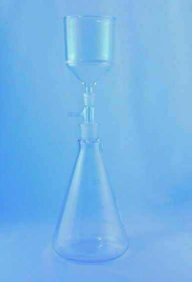 Система вакуумной фильтрации "NanoFiltr"на 2000 мл, с воронкой ВФ-125 мм, пор. 40 мкм