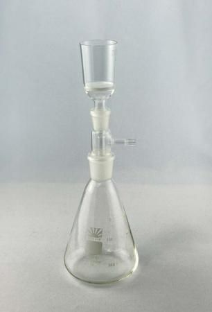 Система вакуумной фильтрации "NanoFiltr"на 1000 мл, с воронкой ВФ-70 мм, пор. 16 мкм