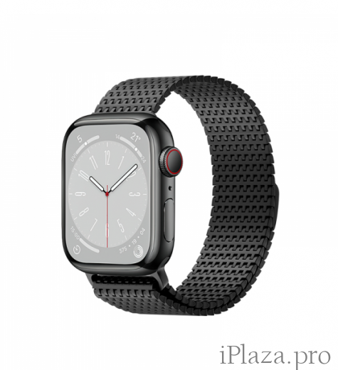 Ремешок для часов Apple Watch  WIWU WI-WB002  DOMINO для IWATCH 40-49MM - черный