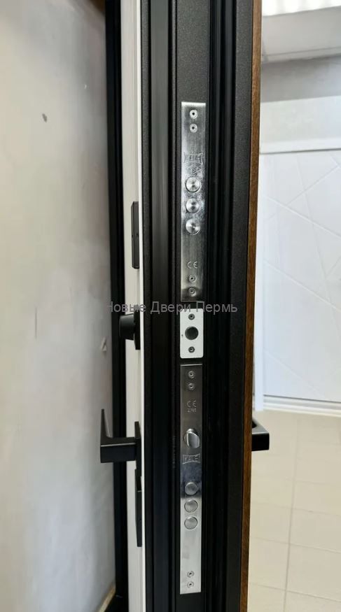 Входная дверь с терморазрывом 12 см Протерма Винорит Белый Рельеф