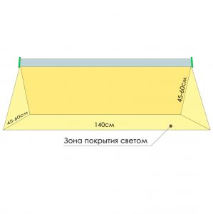 Фитолампа линейная 120см 50Вт для растений Минифермер (спектр на выбор)