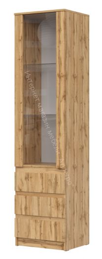 Шкаф-витрина ШКВ-1 Stern Дуб Вотан