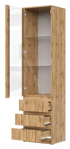 Шкаф-витрина ШКВ-1 Stern Дуб Вотан
